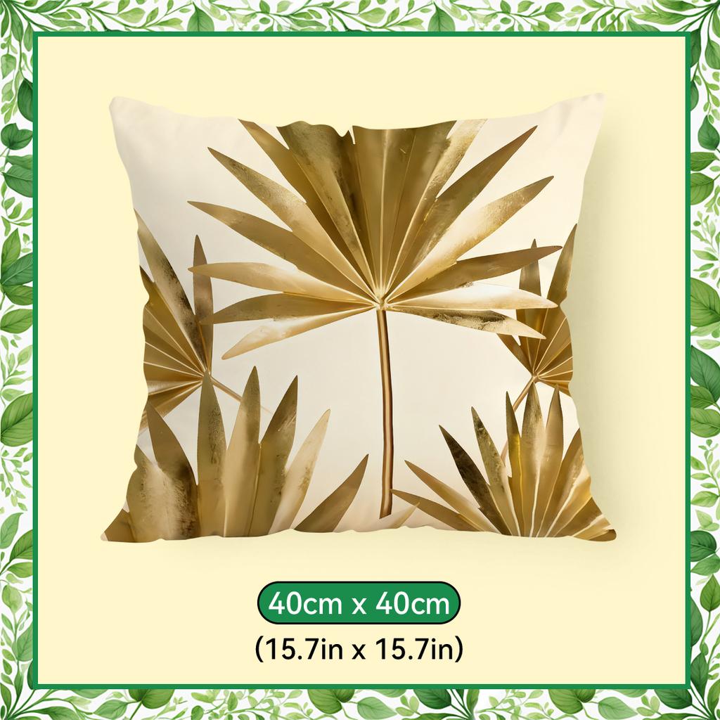 Retro Pastoral Flowers And Plants Cushions Pillowcase Polyester Cushion Cover Throw Pillow Pillowcover Home Car Sofa Decor
