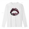 T-shirt da uomo Design Labbbra Gioiello 5 Borgogna Abbinamento Sneaker Nero vintage Lavato Casual uomo abbigliamento designer grafica Unisex
