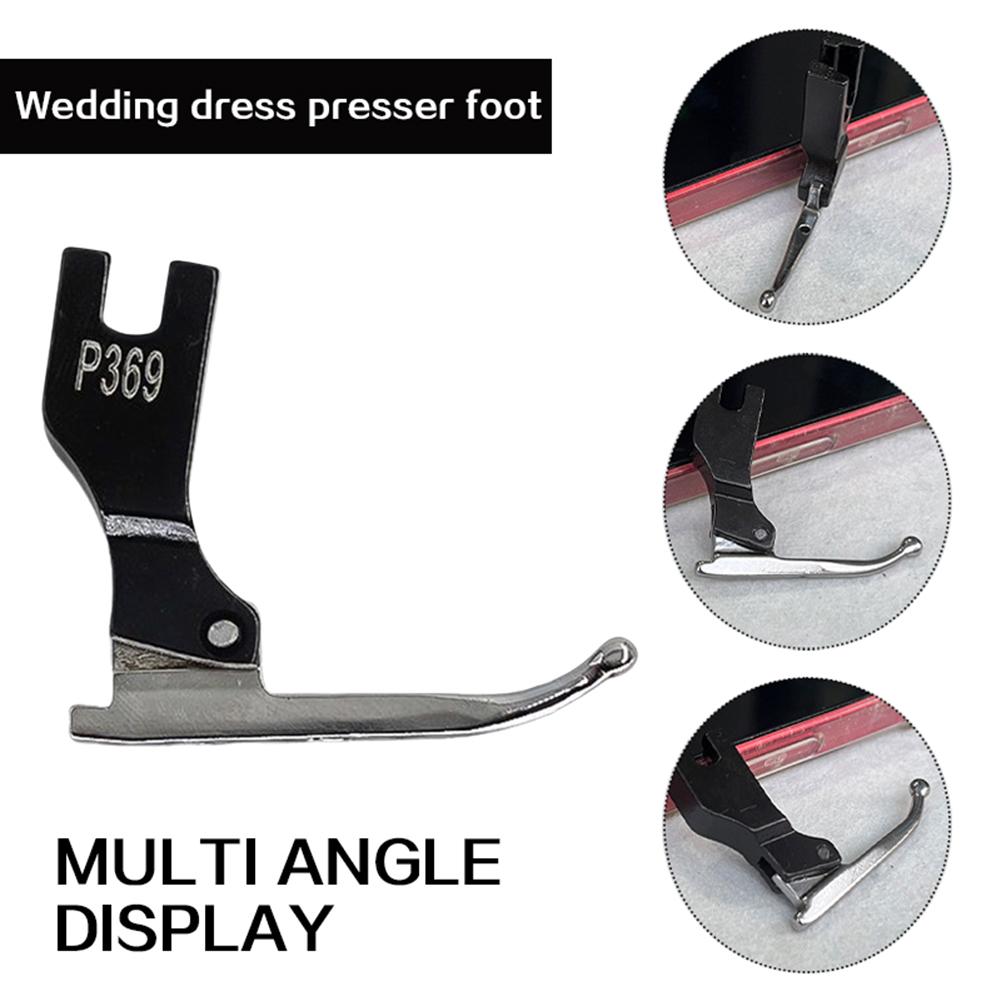 P369 Neuer Perlen Pailletten Spezial Nähfuß Verschleißfest Einfach zu Bedienen Hochzeitskleid Perlenstoff Nähmaschinenzubehör