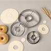 1PC Multi-Function Stainless Steel Round Donut Cutter Home Baking Mousse Ring Cookie Press Mold Tool 1