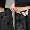 1/6 Pcs Button Pins Jeans Waist Buckles Detachable Pants Waist Tightener Jeans Button Pins Butterfly Waist Buckles