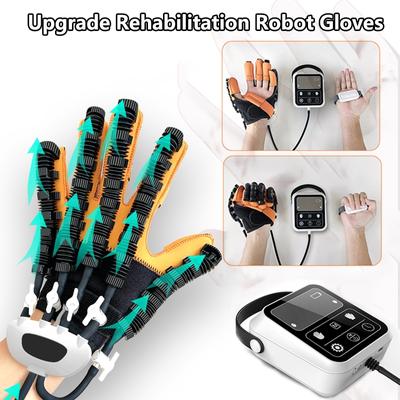 Guante Robot de rehabilitación mejorado, dispositivo de mano, trazo, hemiplejia, infarto, entrenamiento con los dedos, guantes de masaje, entrenamiento de mano