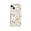 Pink Cherry Is Suitable for iPhone15promax Mobile Phone Case, Transparent and Simple Apple 14 Anti-drop Soft Case, New 13.
