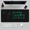 HD Airplane Speedometer Mouse Pads Plane Instrument Panel XXL Mousepad Non-slip Rubber Desk Mat Pc Gamer Deskmat Cockpit Playmat