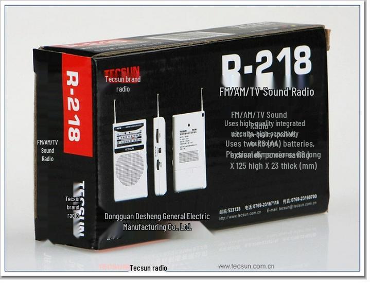 Tecsun R-218 Pocket FM/AM Radio