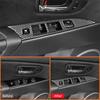 For Mazda 3 2004-2009 Carbon Fiber Car Window Lifter Switch Panel Frame Trim Cover Interior Decoration Sticker Auto Accessories