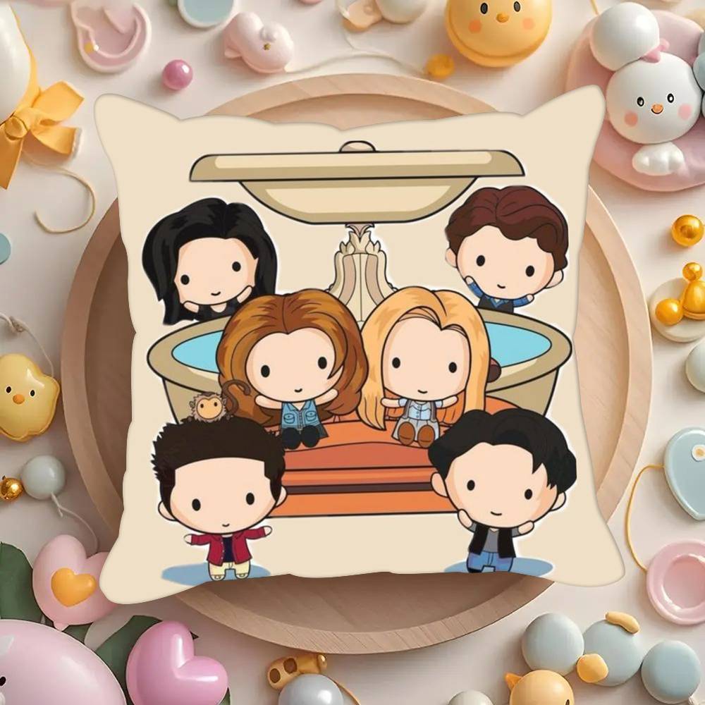 Classic TV Shows Friends-Famous cartoon  Pillowcases cushion covers living room sofas home decor gifts
