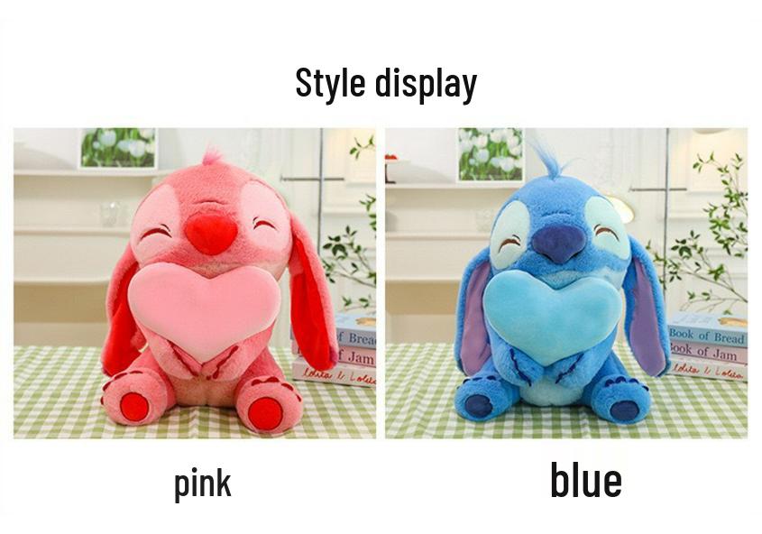 Heart Stitch Plush Toy - Pink Hug Doll