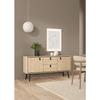 Buffet RY - Chêne Jackson Hickory - 2 Portes, 2 Tiroirs - 150,3 X 40,1 X 72,2 Cm