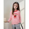Brand Children's Clothing Pure Cotton Cartoon Strawberry Print Long-Sleeve T-Shirt 2026 Spring Base Shirt for Baby Girls