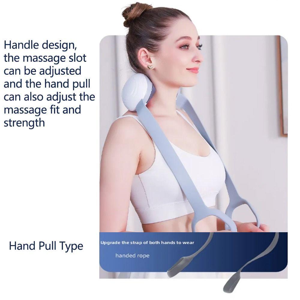 3 Heat Levels Cervical Massage Instrument Portable Electric Back Massager  Squeeze Muscles