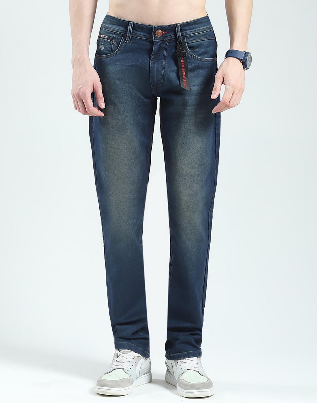 

Monte Carlo Men s Regular Fit Mid Rise Jeans 30 синий