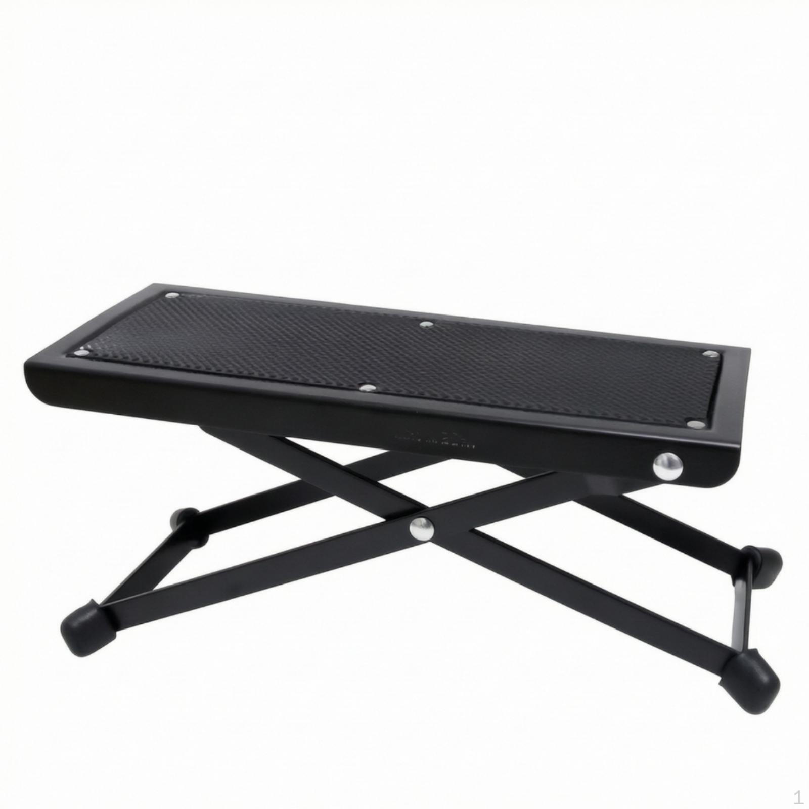 Classical Guitar Footstool Portable Foldable Footrest Stool Metal