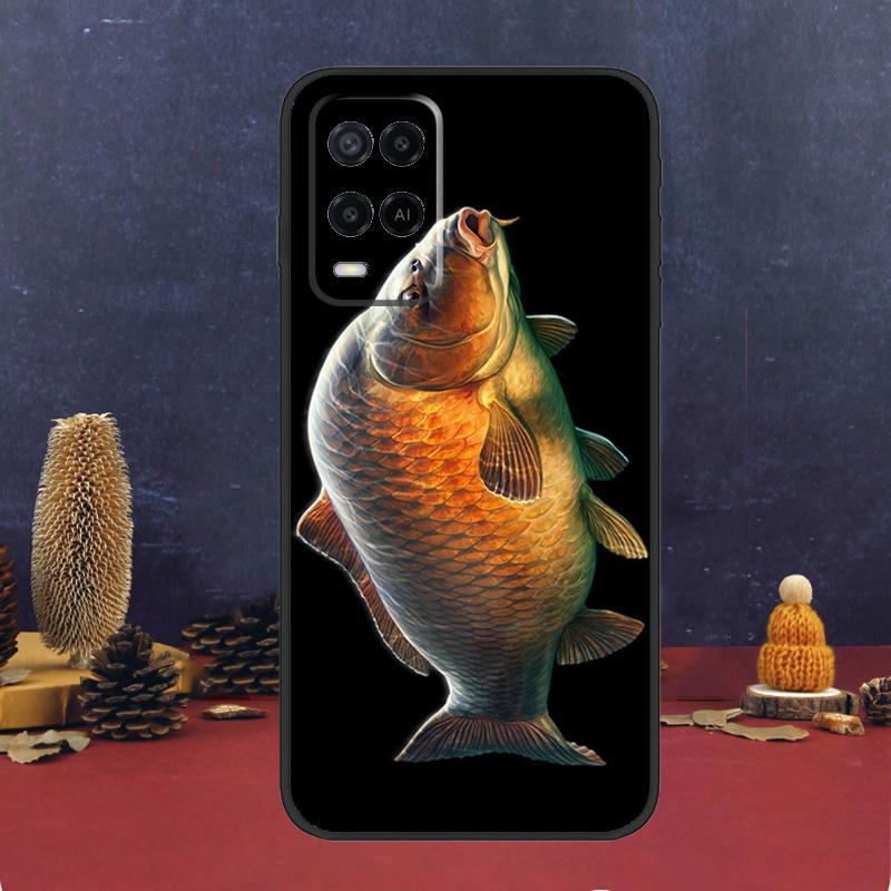 CARP FISH FISHING Case For Oppo A5 Pro A6 A15 A18 A38 A58 A78 A98 A54 A74 A94 A17 A57 A80 A60 A40 A16 A76 A96