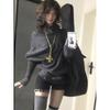 VAYLA 2000s Korean Fashion Slim Batwing Sleeve Autumn Sweaters Y2k Pure Color Subculture Casual Long Sleeve Pullovers Sweaters Chic