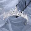 European Luxurious Bridal Zircon Tiara: Crystal Princess Crown for Birthday Parties.