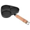 3 Mold Cast Iron Omelette Egg Burger Fried Egg Pot Pancake Pan