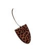 Leopard Print Eyeglasses Storage Bag Durable Pu Leather Hanging Neck Pouch Multifunctional Simple Design Eyeglass Chain Necklace