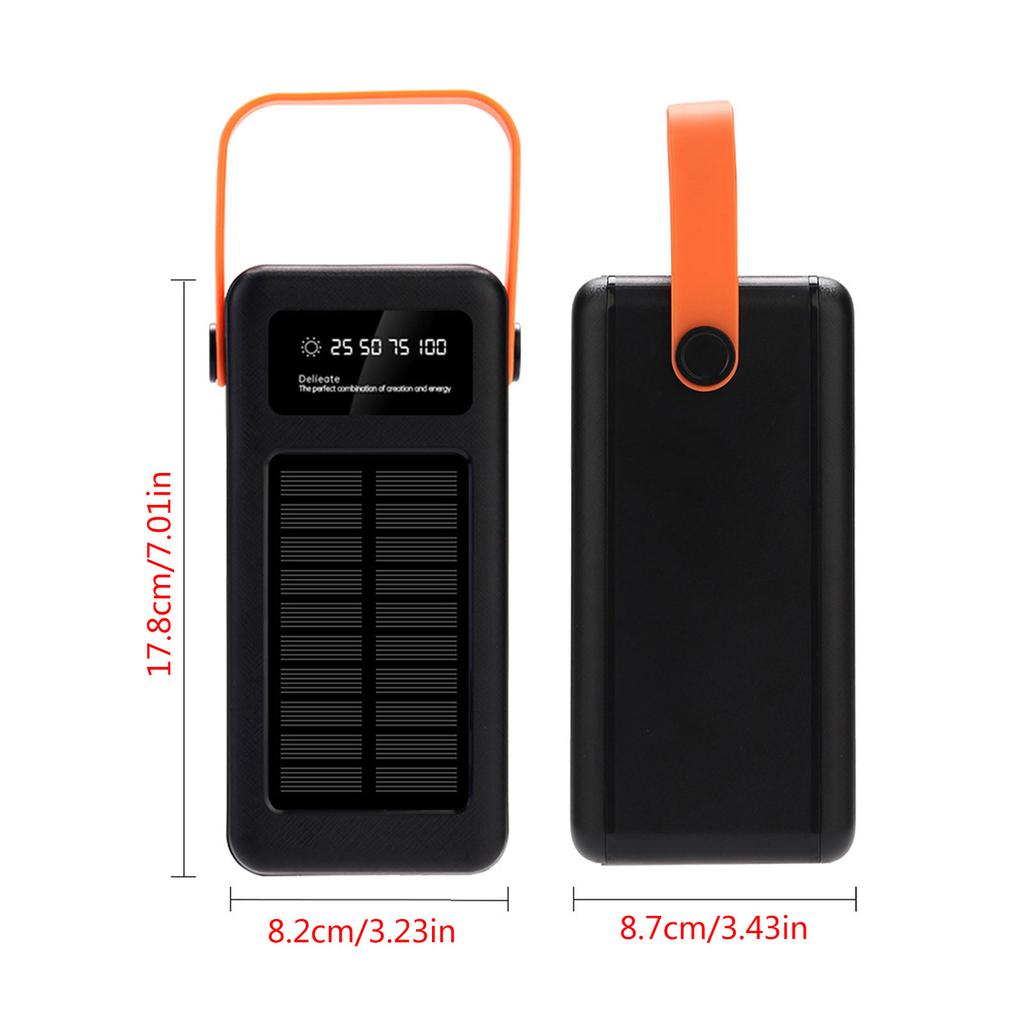 28 Slot Capacity 18650 Power Bank Skin 10W/22.5W Battery Power Housing Case with Night Lamp Function No Batteries