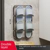 Bathroom Slipper Rack Wall Mount Shoe Organizer Storage Rack Toilet Hanging Holder Balcony Drying Shelf Bathroom Accessories
