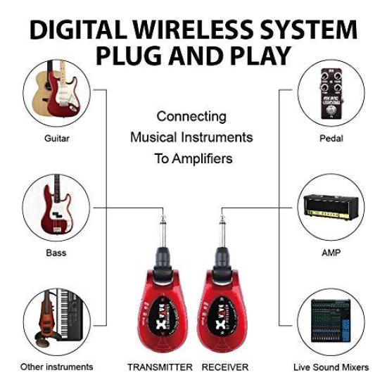 XVIVE Wireless Guitar System XV-U2 #Red
