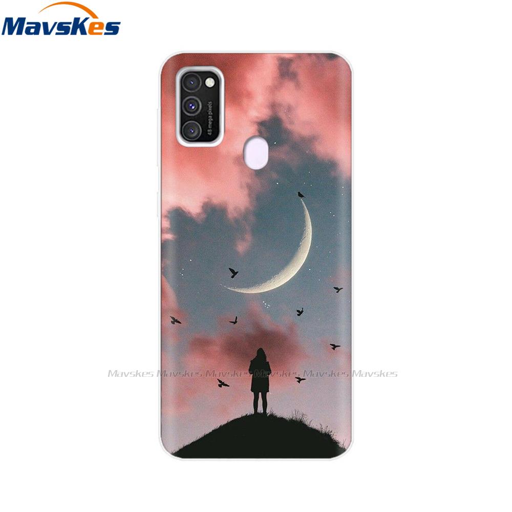 For Samsung Galaxy M21 Case Back Cover Soft Silicone TPU Phone Case For Samsung Galaxy M20 M21 M30 M30s M31 Case Cover Bumper