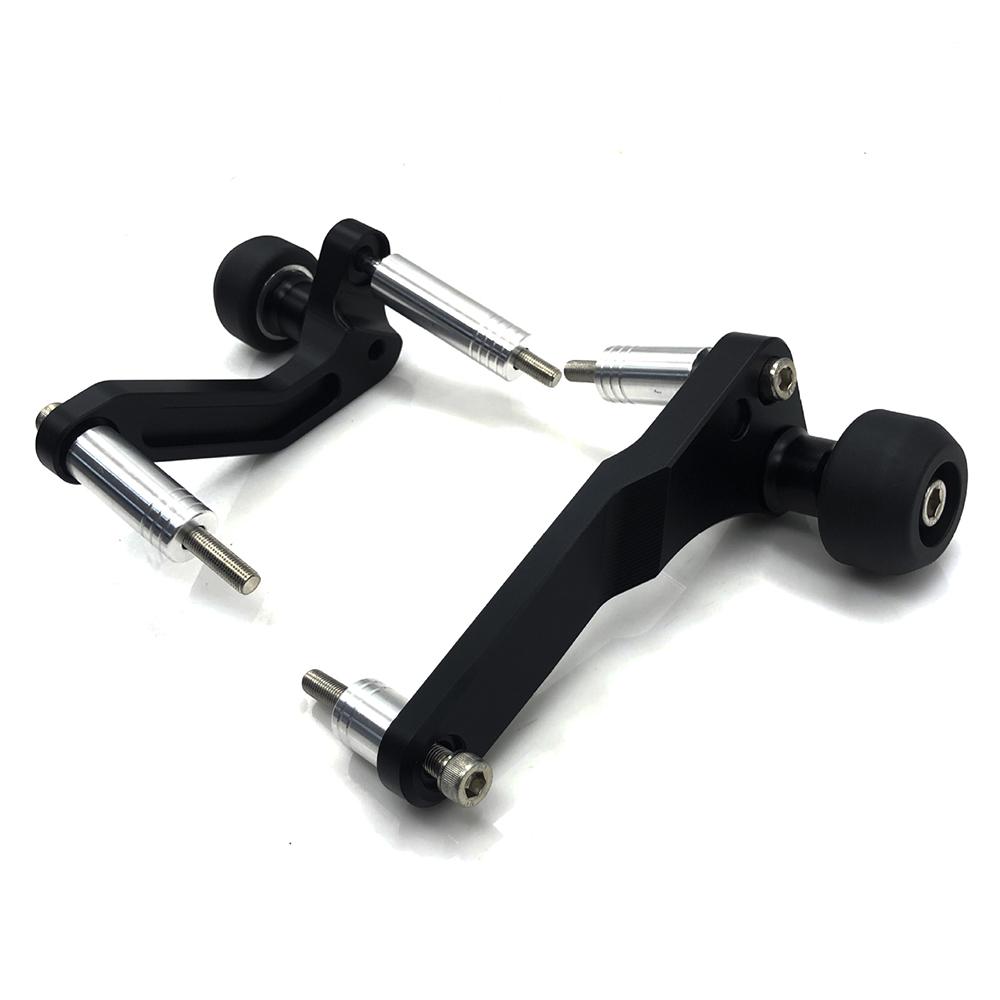 

Мотоцикл с ЧПУ алюминиевая рама слайдер Crash Pad Guard крышка слайдер протектор для Kawasaki Ninja400 Z400 Ninja 400 чёрный