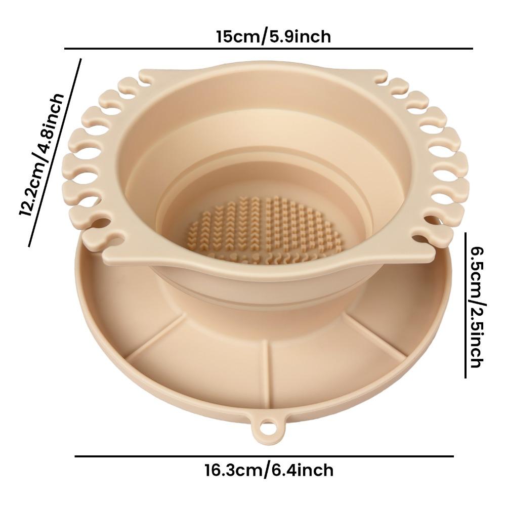 Egg Shape Brush Cleaning Tool Dry Cleaning Design Brush Storage Set  Home Use