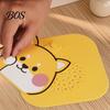 Floor Drain Lid Cartoon Dog Cover, Silicone Shower Tub Stopper with Drainage Animal Cover Holes, Sewer Anti-Odor Deodorizing Mat for Bathroom Kitchen