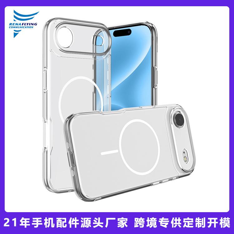 iphone11Air Mobile Phone Case Is Customized for Apple 11promax Transparent Magnetic Anti-drop 11Pro Protective Case.