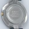 Working Good RADO 129.4075.4N 32796764 Quartz QZ Coupole Sapphire Crystal Men's Watch Gold Black Dial Date Genuine Buckle WATER SEALED 3-Hand