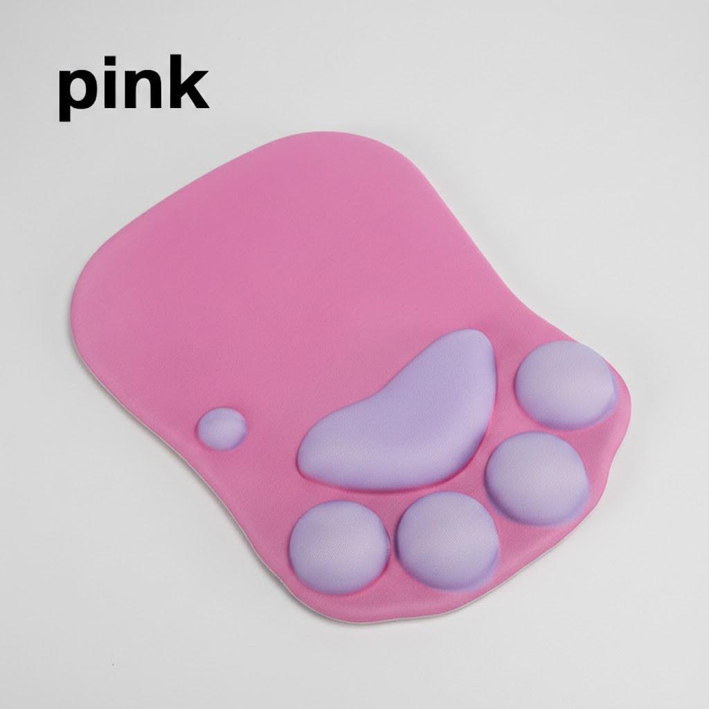 Cute Cat Paw Mouse Pad Silicone Wrist Rest Comfortable Desktop Computer Laptop Accessories Gaming Mouse Mat