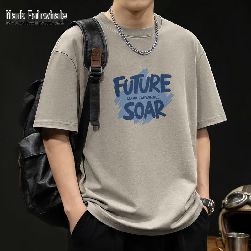Mark Fairwhale Men s Loose Fit Cotton Short Sleeve T-Shirt XL