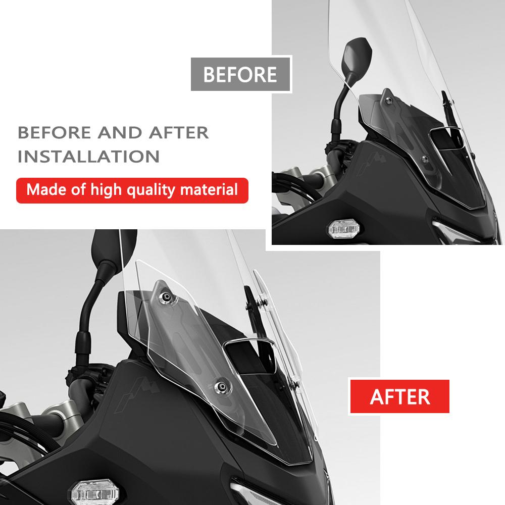 New Motorcycle Side Wind Deflector Front Windshield Windscreen Ventilation Panels For Honda XL750 Transalp 2025 XL 750 2026