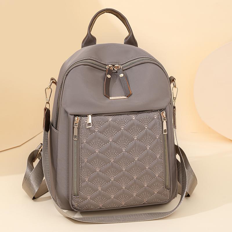 Lingge Rucsac cu broderie Rucsac pentru femei Rucsac de călătorie impermeabil de mare capacitate