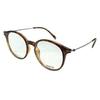 Used Polaroid PLD D413 086 145 Glasses Glasses Eyewear Round Frame Tortoiseshell Brown Havana Clear Logo Polaroid