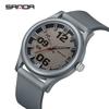 SANDA 3252 Adecuado para Deportes y Vida es un Regalo para Amigo Moda y Sencillo Estudiante Reloj de Cuarzo Estilo Popular Impermeable