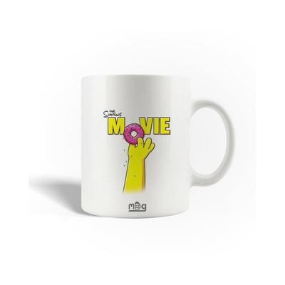 Ceramic Mug - The Simpsons - Movie 2007 - 30cl - Dishwasher Safe - White