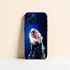 Singer Halsey Phone Case For iPhone 17,16,15,14,13,12,11 Plus,Pro Max,XS,Soft Silicone Black Cover