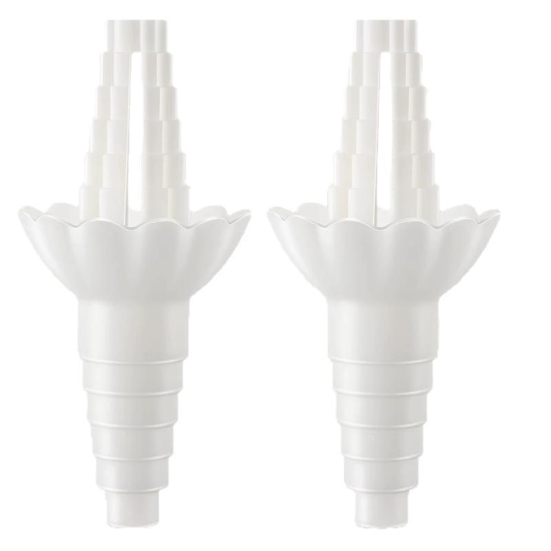 1/2pcs Universal Bottle Emptying Kit Reusable Liquid Transfer Connector No Waste Funnel Adapter Compatible With Soap