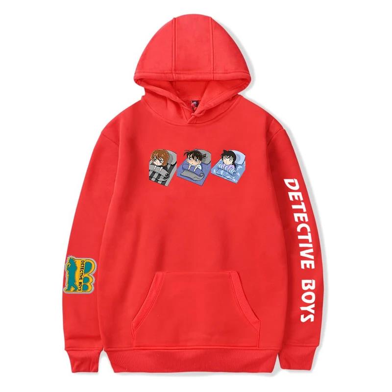 Neu Detektiv Conan Hoodie Sweatshirt Männer Frauen Mode Beliebte Trend Anime Pullover Mit Kapuze Harajuku Klassisch Einfache Langarm