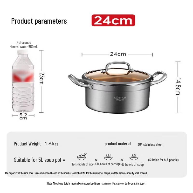 

Kangbahe 304 Stainless Steel Soup Pot