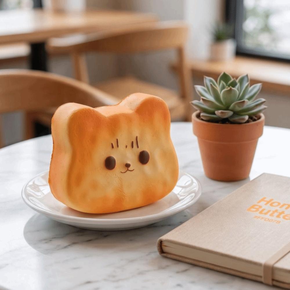Lobster Toast Cat Squeeze Toy Crab Puppy Pinch Toy Cute Cartoon Fidget Toy  Practical Jokes