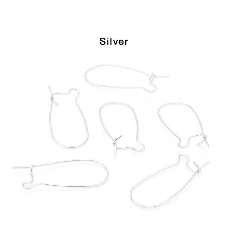 50pcs/Lot French Lever Earring Hooks Gold Color Ear Wires Earrings Settings Base For Jewelry Making DIY Accessories Supplies