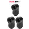 2PCS G1/4 Thread Rotating 90 Degree Elbow Fitting Adapter Rotary Fitting Water Cooled Connector for PC Water Cooling System