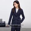Women's Professional Suit Set with Wide-Leg Pants
