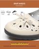Spring Soft Sole Leather Sandals | Non-Slip Breathable Flats for Women & Seniors
