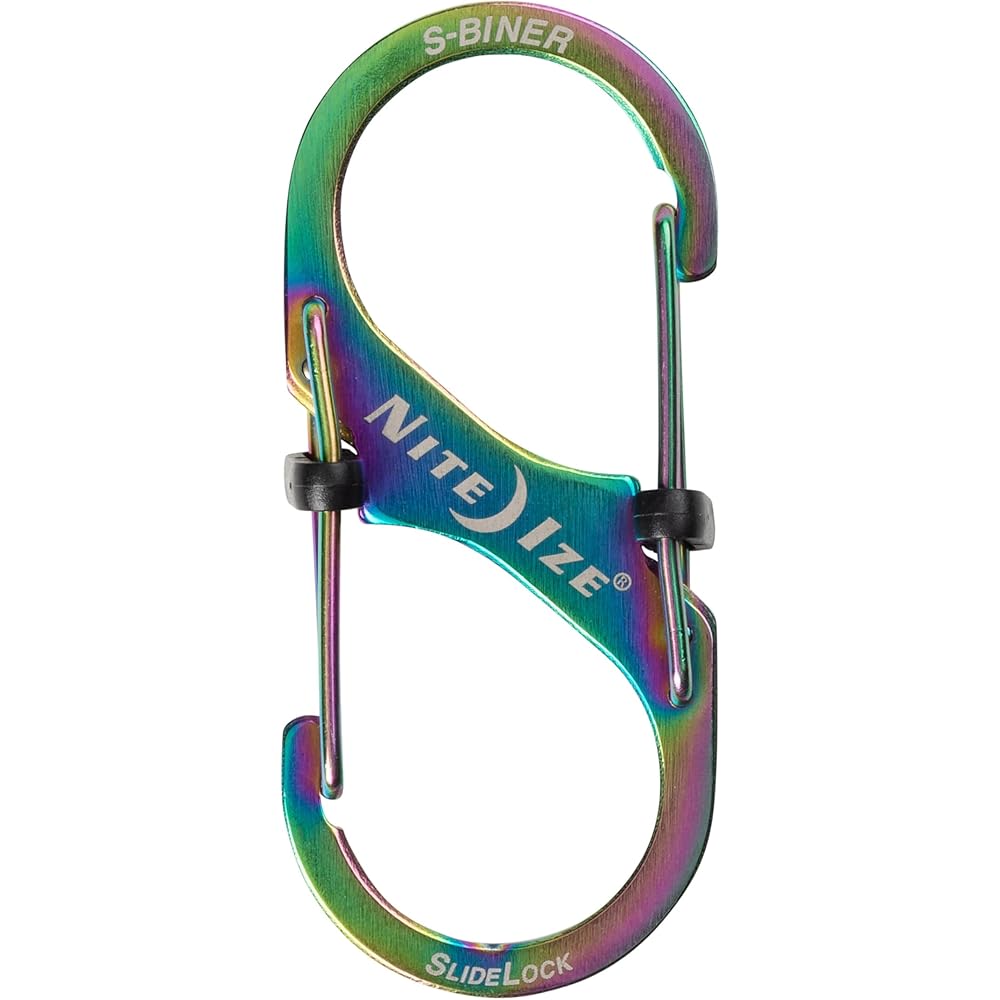 Nite Ize S-Biner Slide Lock #3 Spectrum 30mm x 68mm x 10mm Multi-Use Clip