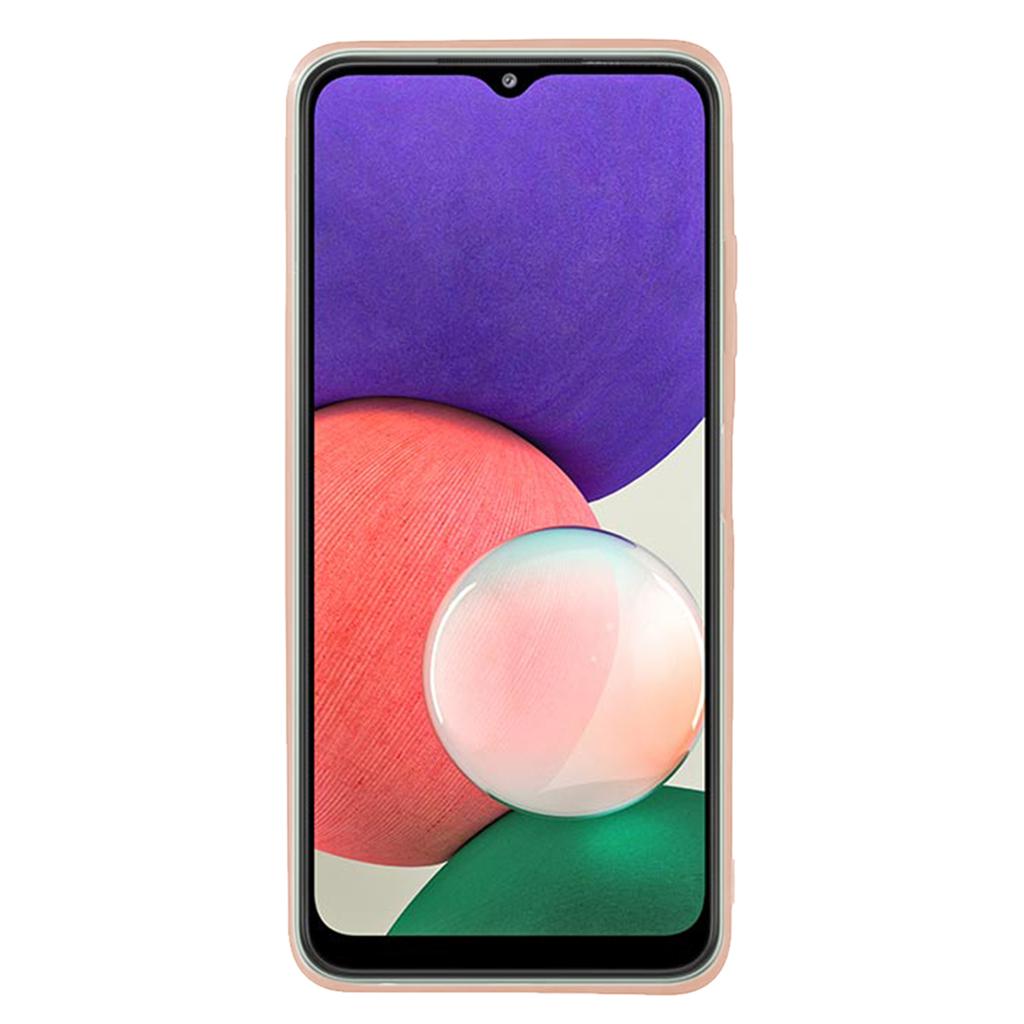 KALEBOL KLB-TPU003 For Samsung Galaxy A22 5G (EU)/(US) Case Anti-Scratch Solid Color TPU Phone Cover