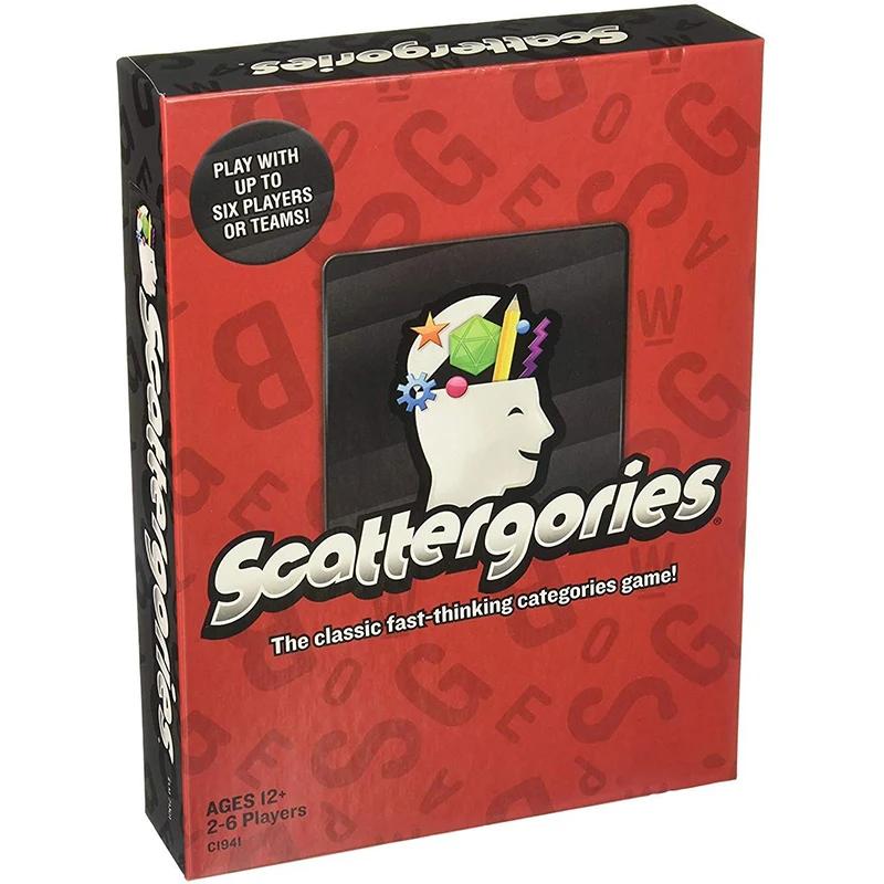 Scattergories Partyspiel: Ein klassisches Brettspiel für Familie und Freunde